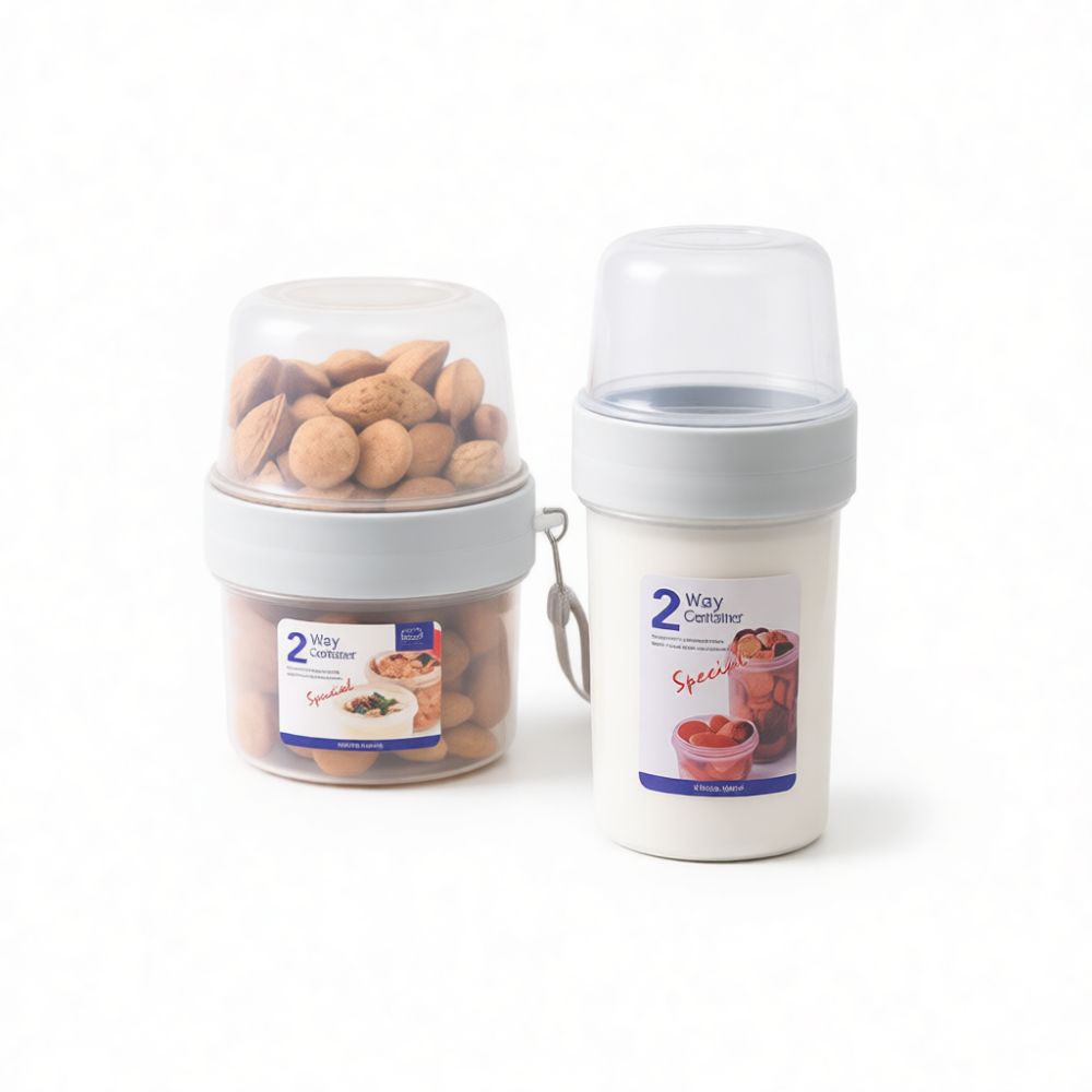 Portable Double Layer Food Con - Baby Food Jars With Lids ulasan dan harga