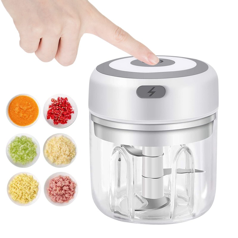 250ML Electric Garlic Grinder  - Baby Food Vegetables ulasan dan harga